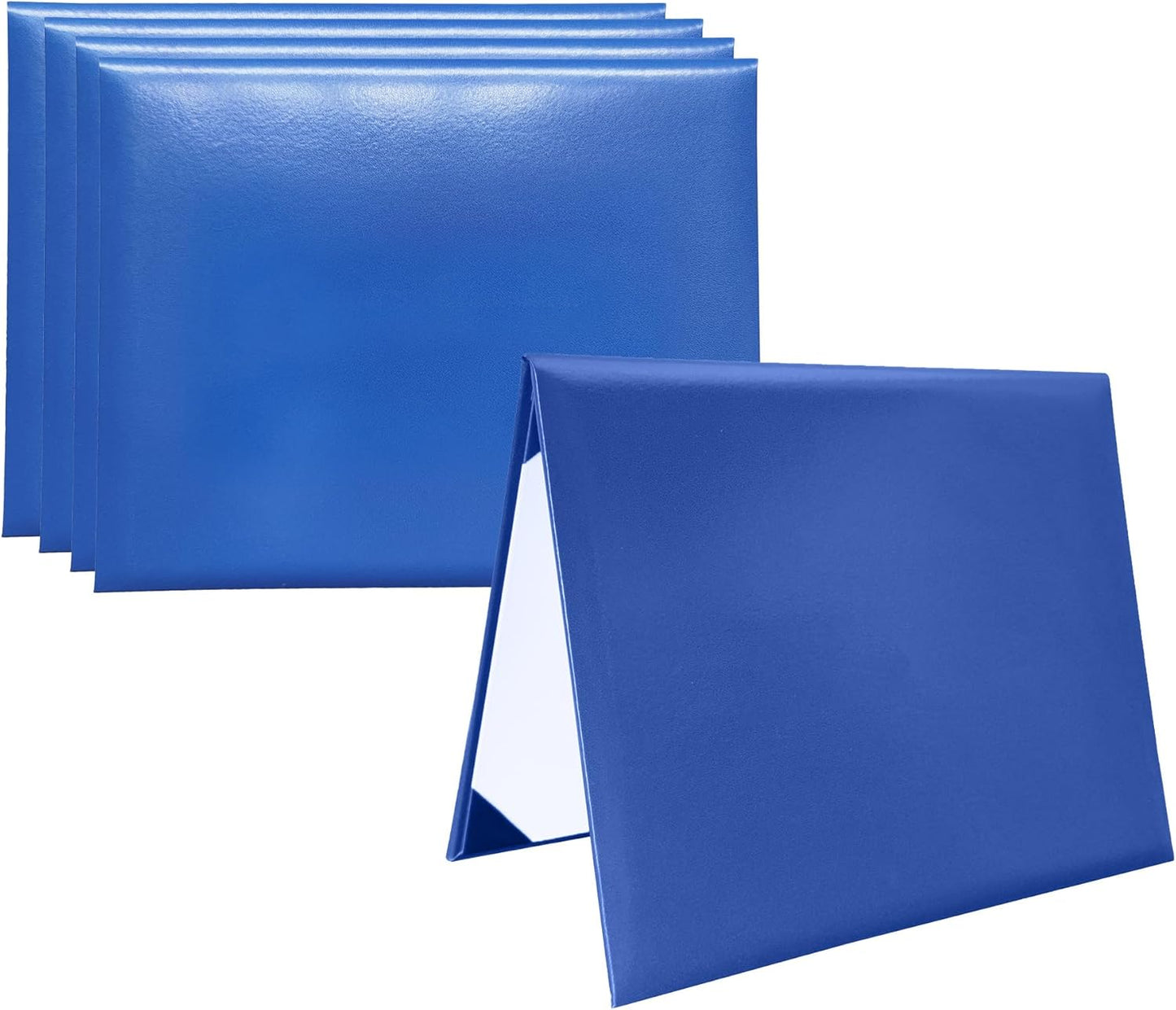 5 PCS Smooth Diploma Certificate Cover 8 1/2" x 11" Royal Blue