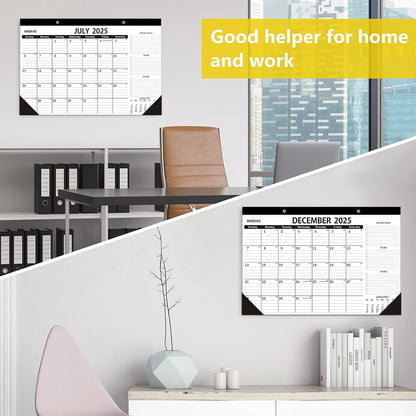 Desk Calendar 2025-2026 -18 Months-JULY 2025 to December 2026,Desk calendar 2025,12x17 in,Calendar 2025-2026,Office Desk Calendar 2025-2026