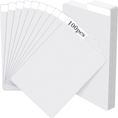 100 Pieces Comic Book Dividers with Tabs,Patient Divider Cards,Card Dividers Comic Book Boards for Storage Boxes 11.22 X 7.24 Inche