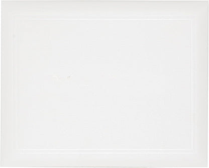 GraduationMall 8.5"x11" Smooth Padded Diploma Cover Certificate Holder White,12-Packs