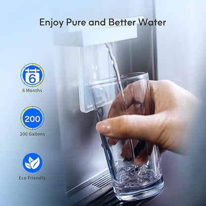 BELVITA Replacement for EDR1RXD1, W10295370A, Filter 1, WHR1RXD1, KAD1RXD1, Compatible with Kenmore 46-9081, 9081, 46-9930, 9930, P4RFWB, P8RFWB2L Refrigerator Water Filter 3 Pack