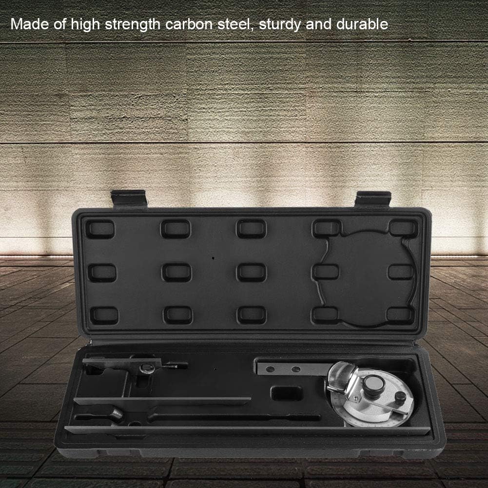 Fdit Bevel Protractor, 360 Degree Universal Stainless Steel Vernier Bevel Protractor, Angle Measuring Finder Ruler Tool with Magnifying Glass