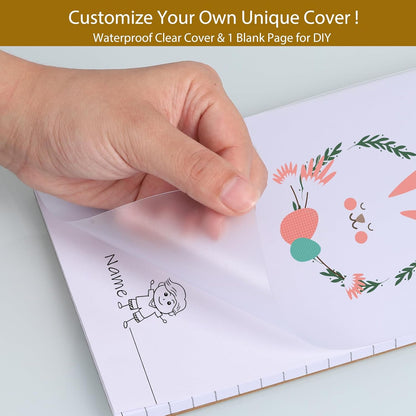 12 Pack Waterproof Cover Memo Pads 5.5" x 8.5" Lined Note Pads Writing Pads (51 Sheets Each Pad, Double Side Printed)