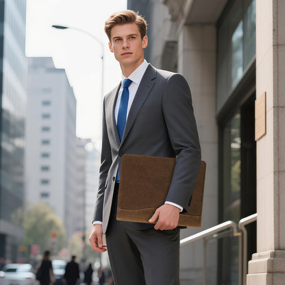 AZXCG Custom Padfolio Binder, Free Engraved Name,Leather Padfolio for Men and Women,Interview Resume Folder,Business Card Holder,Gift Portfolio