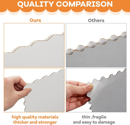 Ctosree 18 Pcs Tri Fold Poster Board Bulk, Lightweight Presentation Board, Science Fair Project Display Paperboard, Single Wall(14 x 22 Inch,Black)