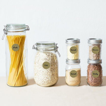 Gold Dot Stickers 2 Inches Round Sticker, Circle Colored Labels Color Coding Labels for Office Classroom Toddlers Activity 80 Pieces