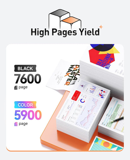 055H Toner Cartridge 4-Pack High Yield with Chip Replacement for Canon 055H 055 Toner Cartridges Compatible with Canon imageCLASS LBP663Cdw LBP664Cx MF743Cdw MF741Cdw MF746Cdw MF745Cdw Laser Printers