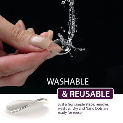 Double Sided Adhesive Dots 100PCs - Sticky Dots Clear Removable - Poster Putty Non Marking - Adhesive Putty Picture Hangers - Double Sided Tape Dots for Arts & Crafts Hanging Posters