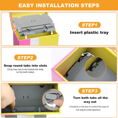 Pencil Dispenser for Classroom - Stainless Steel Pencil Dispenser Organizer Teachers Classroom Supplies Storage for Office, School Teacher Must Haves for Organization