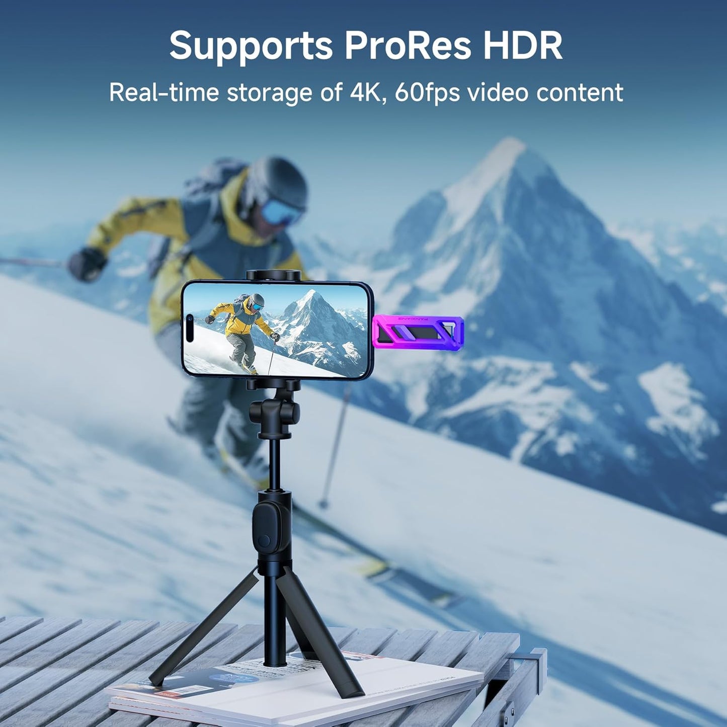 Flash Drive 512GB, Up to 2050MB/s USB 3.2 Gen2×2, USB Drive with USB A + Type C, 2-in-1 USB Memory Stick Thumb Drive for iPhone/Android/Windows/MacPC/Laptops, FF958