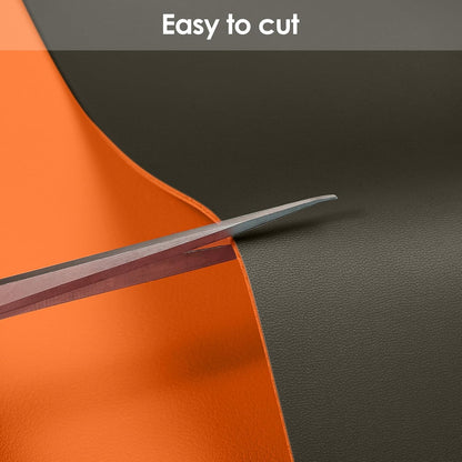Leather Table Cover,1.8mm Thick,31.5x47.2 Inch Table Protector,Table Protector for Dining Room Table,Table Cover Protector,Dining Table Cover Protector(Army Green+Orange,31.5x47.2)