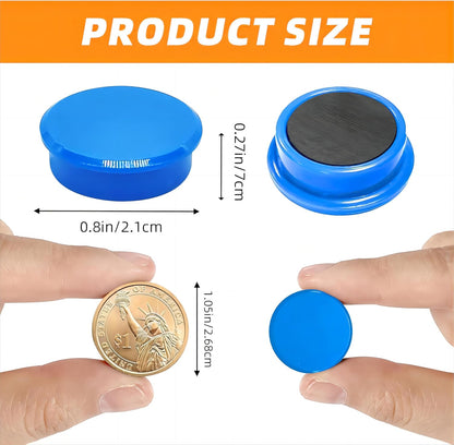 Qualsen Fridge Magnets, Cute Refrigerator Magnets for Whiteboard, Locker, Office, Classroom, Kitchen (20Pcs-Black+White)