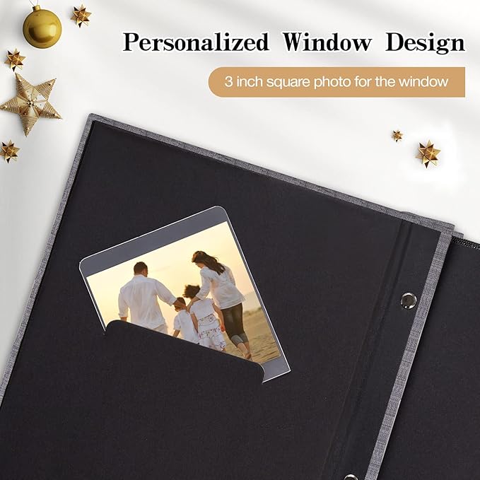 potricher Small Photo Album 4x6 300 Photos Linen Cover Picture Photo Book for Family Wedding Anniversary Baby Vacation (Blue,300 Pockets)