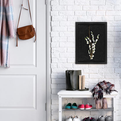 TORASO Cork Board Bulletin Board, 13" X 17" Cork Boards for Walls with Pins, Eye Bolts, gaskets, Screws, Pin Board for Office, School and Home (BK,33 * 43cm,2P)