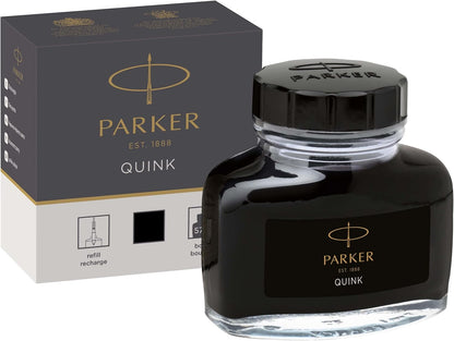 Parker Quink Ink Bottle, Black, 57 ml (1950375)