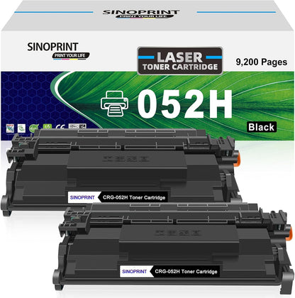 052H Toner Cartridge Compatible Replacement for Canon 052H 052 Toner Cartridge for Canon imageCLASS MF426dw MF424dw MF429dw LBP215dw LBP214dw Printer (Black, 2-Pack)