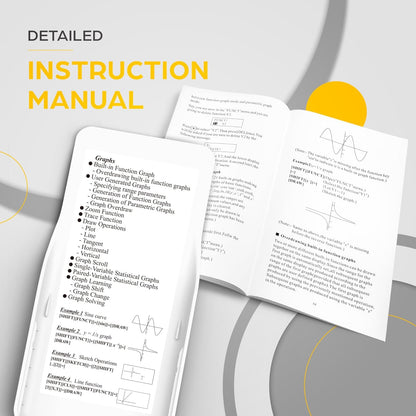 TOVO Scientific Calculator with Graphing Functions, Multiple Modes, 360 Functions, Large Screen, Intuitive Interface for Beginners, High School & Advanced Courses, TS-259 (Developed by CATIGA)