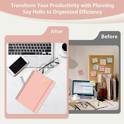2026 Planner, Weekly and Monthly Calendar Academic Planner, Jan 2026 - Dec 2026, Planning Agenda Book for Desk Accessories and School Supplies - A5 (6.3'' x 8.5'')