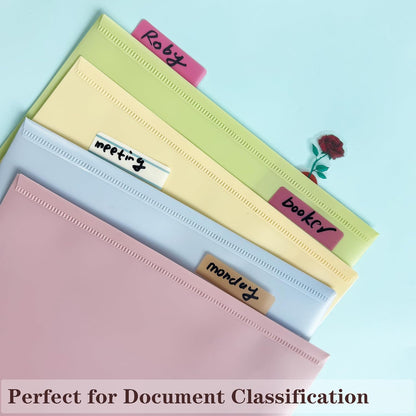 ELII 500 PCS Sticky Index Tabs 2 Inch Book Tabs Page Markers File Tabs Self Adhesive, Labels for Pages Notebooks