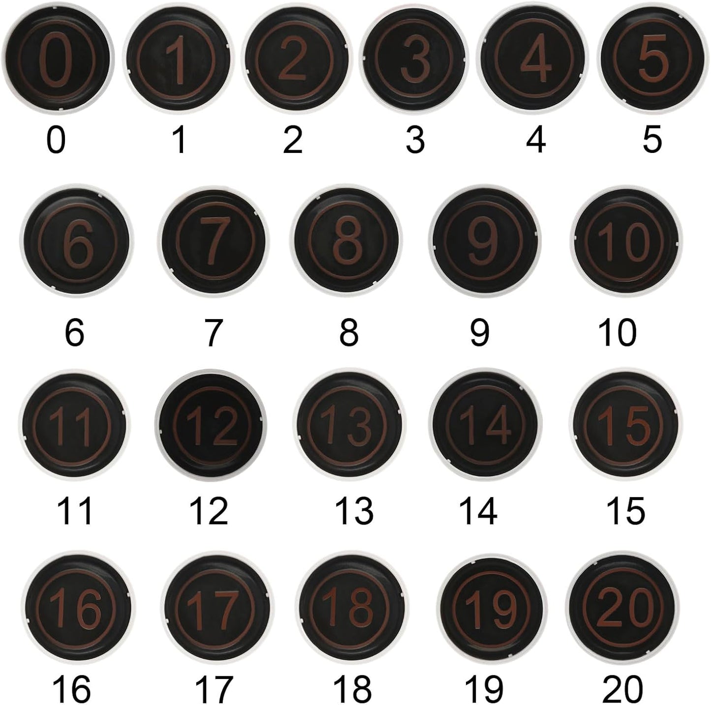 PATIKIL Number Stamps Self Inking, Numeral 3 Number Stamp Teacher Stamp Initial Stamp Ink Stamp for Class Notebook Scrapbooking DIY Craft Style 2, Red Ink