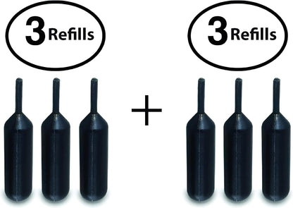 Vantamo Identity Theft Protection Roller Stamps Refills - Refills for Confidential Roller Stamp, Anti Theft, Privacy & Security Stamp, Designed for ID Blackout Security - 6 Refills