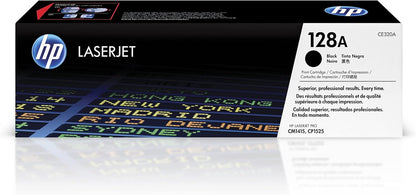 HP 128A Black Toner Cartridge | Works with HP LaserJet Pro CM1415 Color, CP1525 Color Series | CE320A