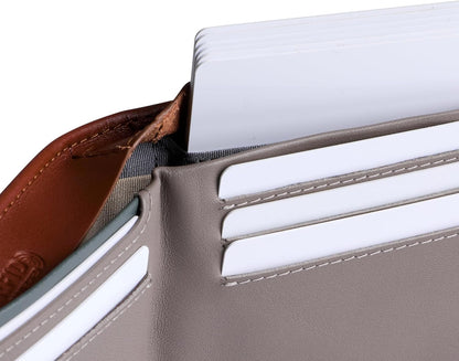 Bellroy Hide & Seek Wallet (Slim Leather Bifold Design, RFID Protected, Holds 5-12 Cards, Coin Pouch, Flat Note Section, Hidden Pocket)