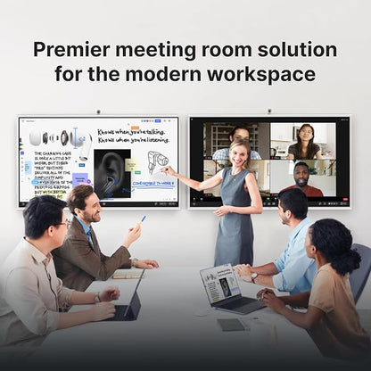 NearHub Board S Pro 75" 4K UHD Smart Board 16GB +128GB Windows 11 for Classrooms &Hybrid Work,Built-in 4K Camera+8 Mics+2 Speaker,Real-time Collaboration&Casting,Open App Ecosystem(Board+Wall Mount)