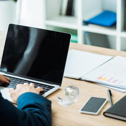 Clear Tape, Transparent Tape for Office, 3/4 in, Dispensered, 16 Packs