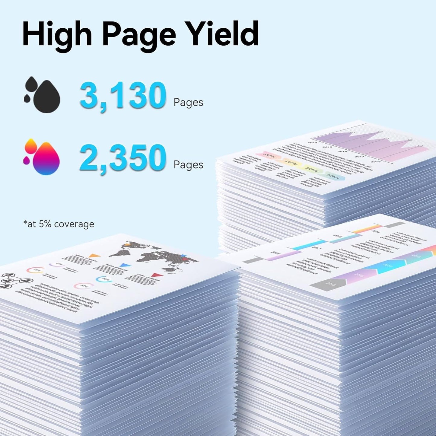 LEMERO UEXPECT 067H High Yield Toner Cartirdge Set Compatible Canon 067H 067 Toner for Color ImageClass MF656Cdw MF654Cdw LBP633Cdw LBP632Cdw MF653Cdw Printer Ink, 4 Pack