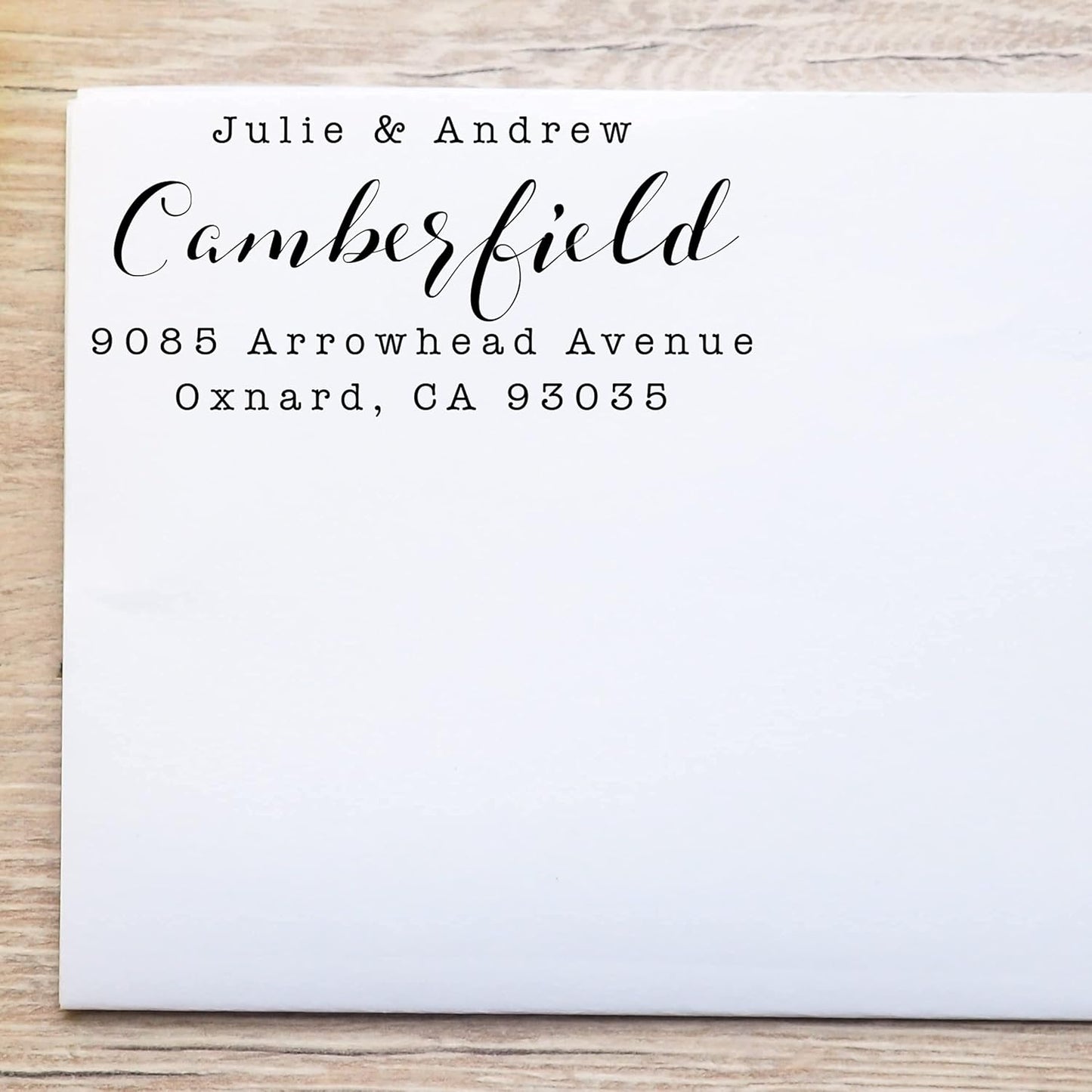 Return Address Stamp, Custom Address Stamp, Self Ink Return Address Stamp, Custom Rubber Stamp, Self Inking Stamp (Modern)