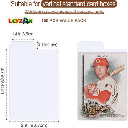 Trading Card Dividers, 150PCS Paper Divider Cards for Storage Boxes, Baseball/MTG/TCG/Sports/Game Cards Organizer, Standard Card-Vertical