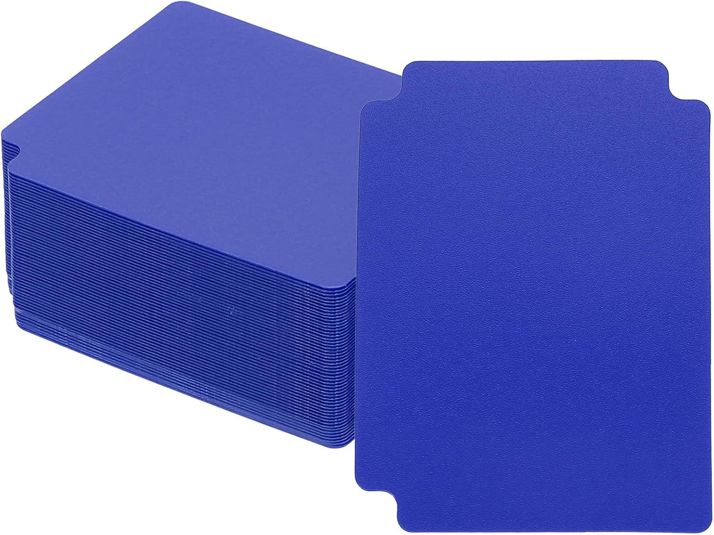 PATIKIL Trading Card Dividers, 50 Pcs Index Card Football Card Sorter Storage Boxes Organizer Tray Accessories for Sports Game Baseball Card, Blue