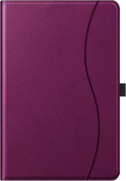 Fintie Case for Samsung Galaxy Tab A9 Plus/A9+ 5G 11 Inch 2023 Model (SM-X210/X216/X218), Multi-Angle Viewing Smart Stand Back Cover with Pocket Auto Wake/Sleep, Purple
