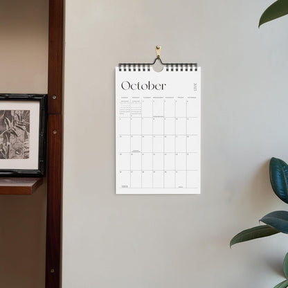 Cabbrix Mini Calendar 2025-2026 Wall Calendar, Vertical 6 x 9 inch Small Calendar July 2025 to December 2026, Easy Planning Little Notepad Calendar for Wall, Desk, Bulletin Board, Simplified