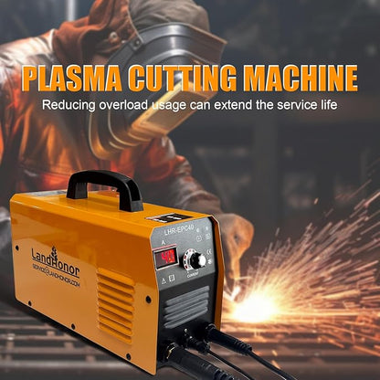 Plasma Cutter, 40 Amps Dual Voltage 110/220V DC Inverter IGBT Machine with LED Display, 1/2 Inch Clean Cut, Portable, Industrial Use