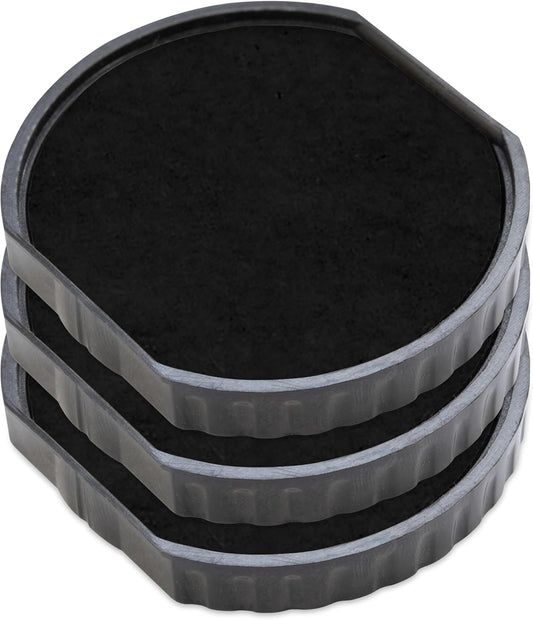 COLOP E/R40 Non-Toxic, Water Based Premium Replacement Pad for Printer R40 Stamp - Pack of 3 - Black