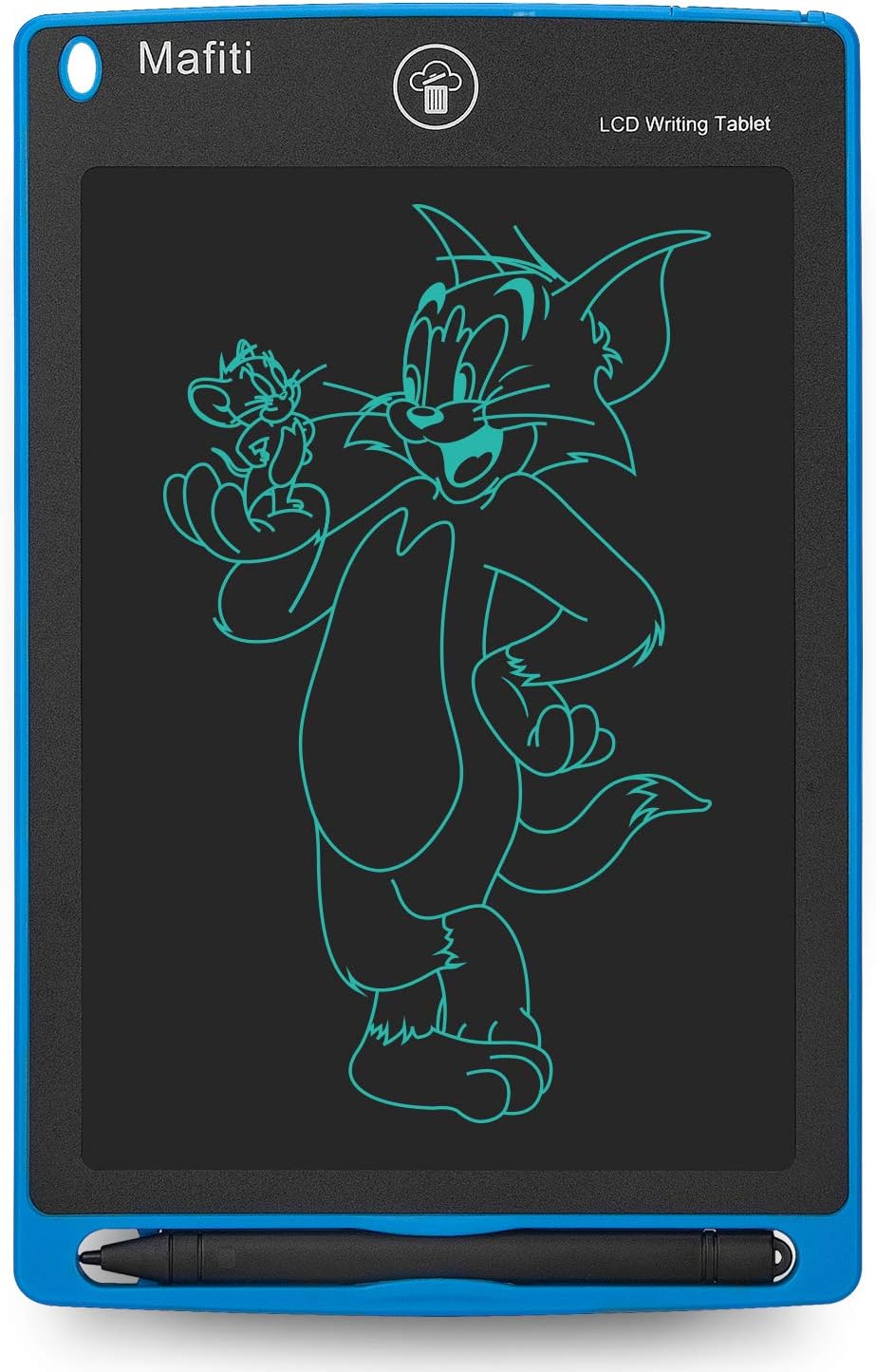 Mafiti LCD Writing Tablet 8.5 Inch Electronic Writing Drawing Pads Portable Doodle Board Gifts for Kids Office Memo Home Whiteboard Blue
