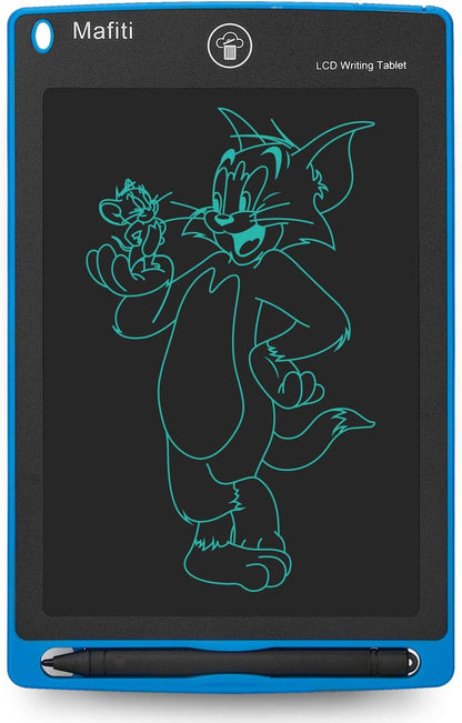 mafiti 10 Pack LCD Writing Tablet 8.5 Inch Electronic Drawing Pads for Kids Portable Ewriter Doodle Board Blue