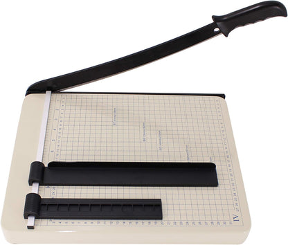 TEXALAN(R) Paper Cutter 12" x 10" Metal Base Trimmer Scrap Booking Guillotine Blade
