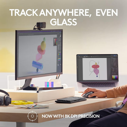 Logitech MX Master 3S for Mac - Wireless Bluetooth Mouse with Ultra-Fast Scrolling, Ergo, 8K DPI, Quiet Clicks, Track on Glass, Customization, USB-C, Apple, iPad - Space Grey