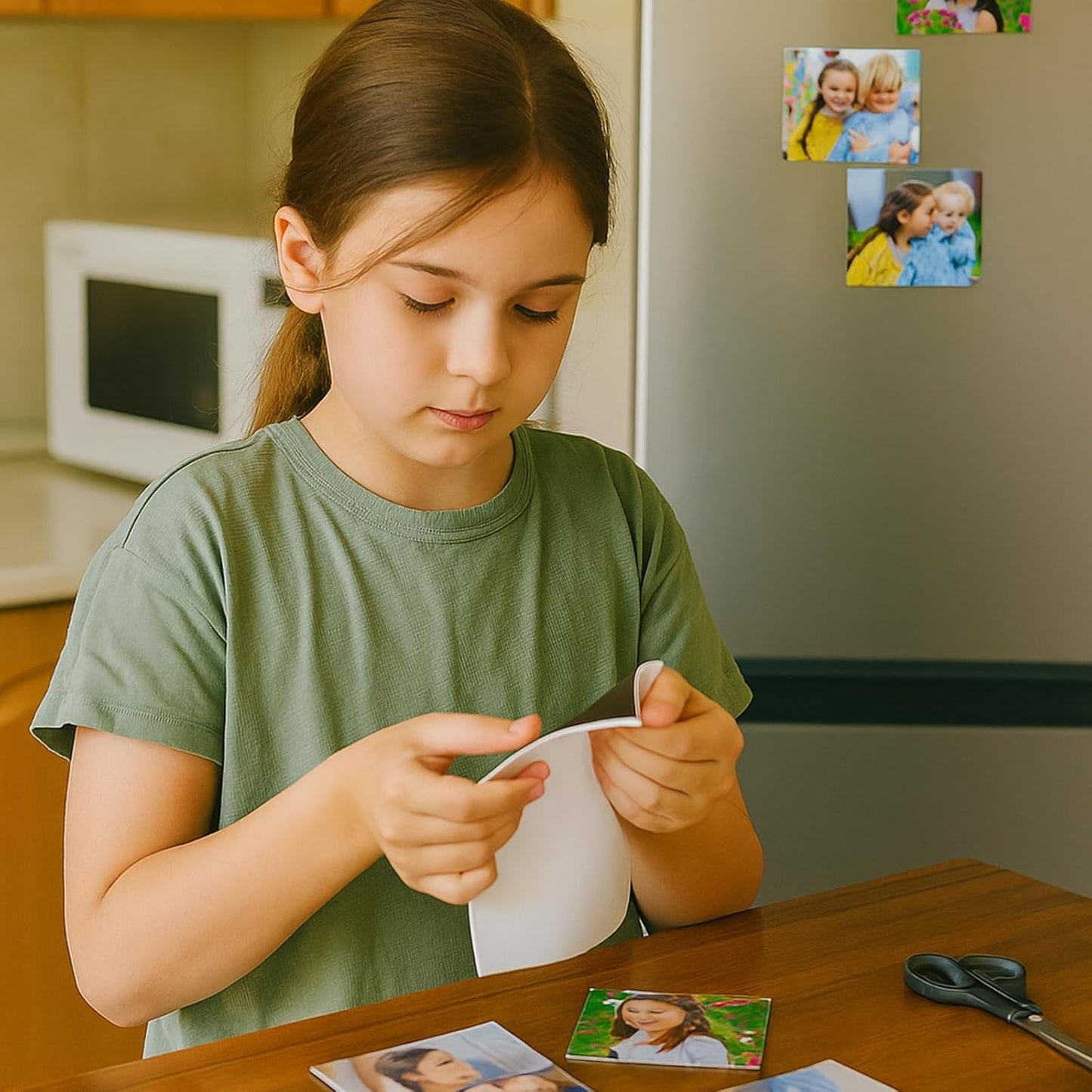 Adhesive Magnetic Sheets 8.5 x 11 Inch, 40 Packs Magnetic Sheets with Adhesive Backing - 0.5mm Thickness Flexible Magnet Sheets for Dies Storage, Craft Projects, Photos, School, Office