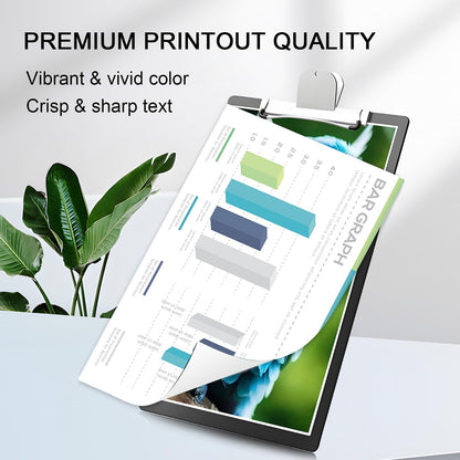 W9060MC W9061MC W9062MC W9063MC Remanufactured Toner Cartridges Compatible for W9060, Works for Color Managed E55040 E55040DW E57540 E57540dn E57540C Printer(4 Pack, Black Cyan Yellow Magenta)