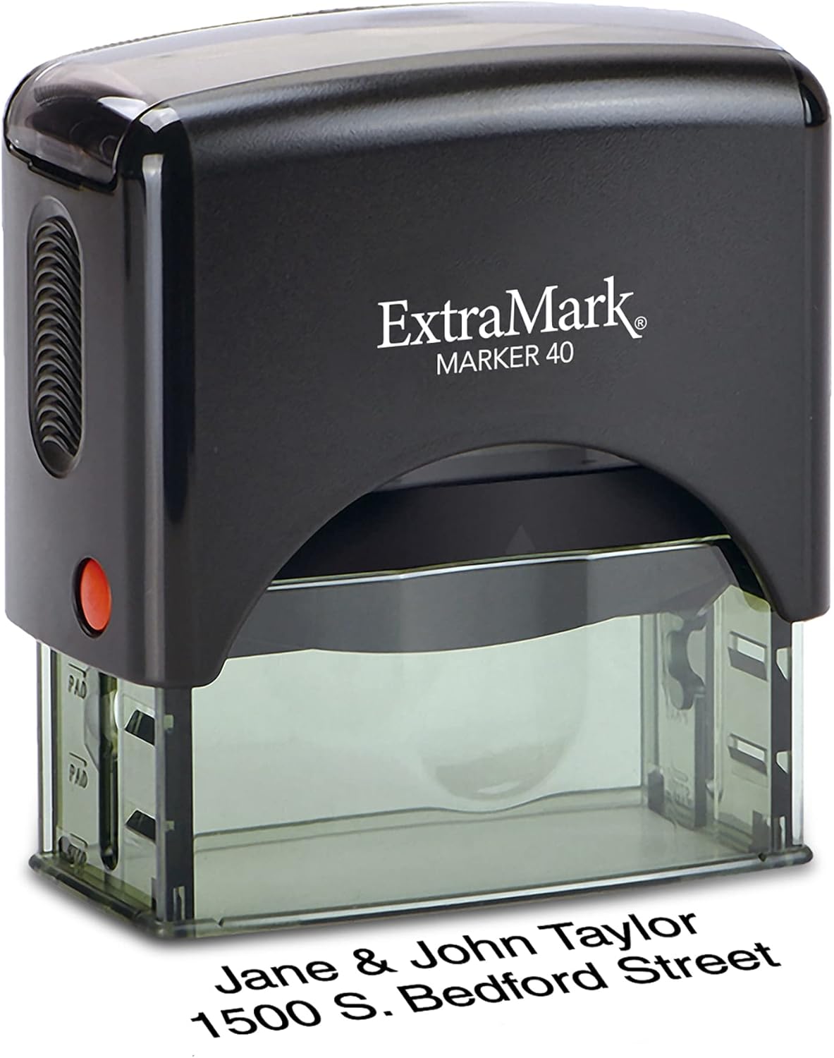 Return Address Stamp - Custom Self Inking Rubber Stamp - Personalized Stamp - Customizable Text with 15 Colors - Wedding Invitation & Housewarming Rubber Stamp