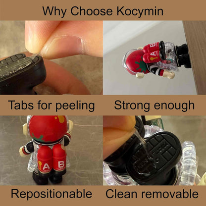 Double Sided Adhesive Putty with Pull Tabs, 100 Clear Dots 0.31''x0.51'' Removable Sticky Tack, Waterproof Poster Putty Glue Dot for Party Decoration Picture