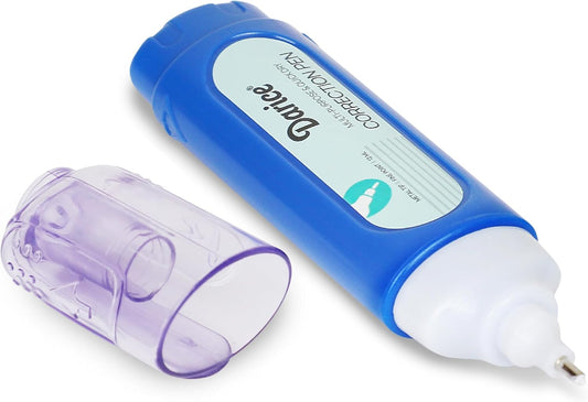 DARICE Liquid Correction Pen Box of 24 - Multi-Purpose Liquid White Out Pen with Metal Tip for School, Office & Home