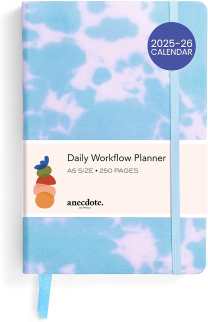 Anecdote 2025-2026 Planner: A Monthly, Weekly & Daily Planner 2025-2026 for Planning Your Success - A5 Size Hardcover Start Anytime and Achieve your Goals - Tie Dye