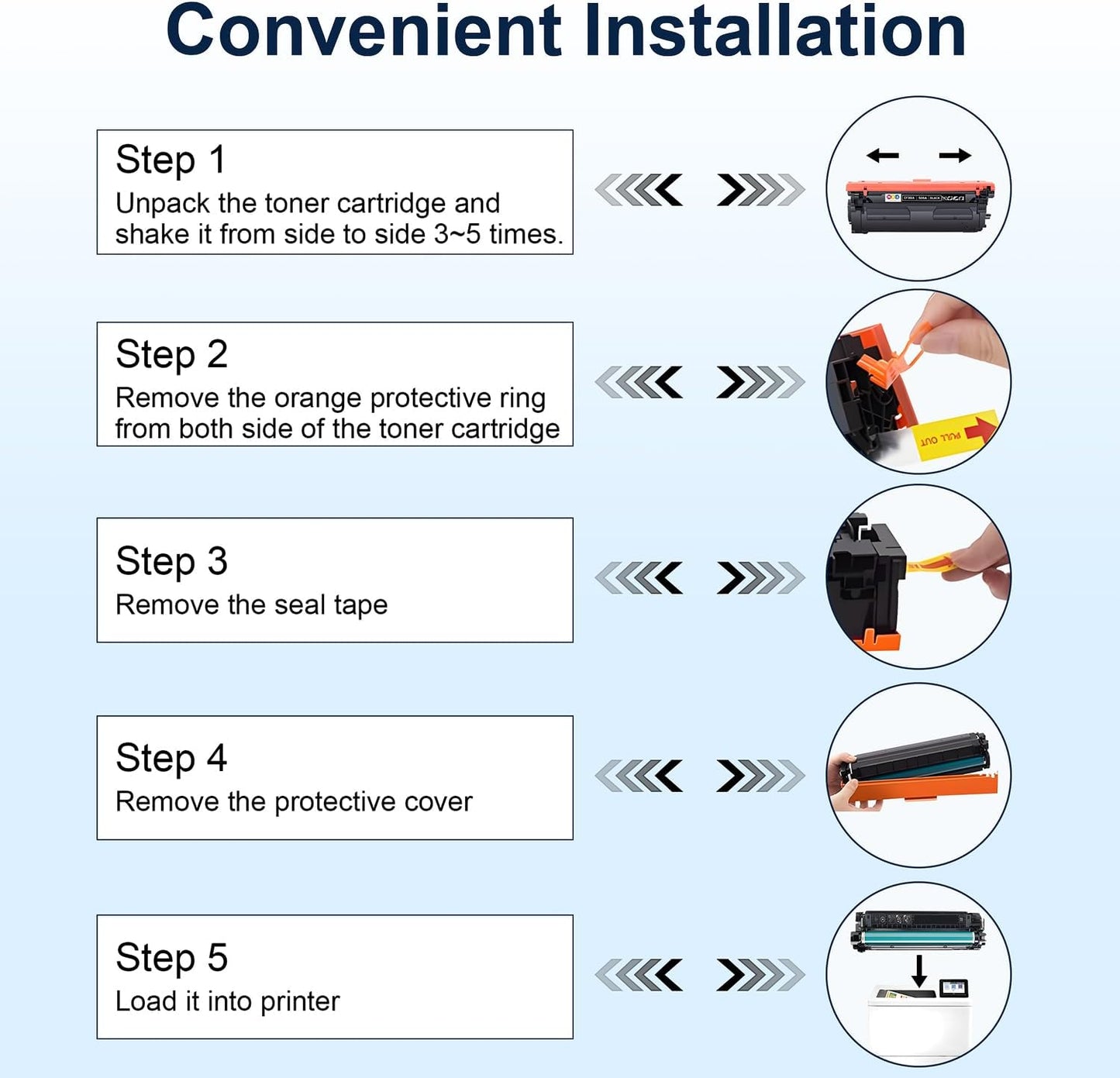 508A Remanufactured Toner Cartridges 4 Pack(with Chip) Compatible with 508A 508X for Enterprise M553 M552 553 MFP M577 Printer for 508A CF360A CF361A CF362A CF363A (Black Cyan Magenta Yellow)