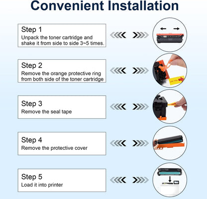 508A Remanufactured Toner Cartridges 4 Pack(with Chip) Compatible with 508A 508X for Enterprise M553 M552 553 MFP M577 Printer for 508A CF360A CF361A CF362A CF363A (Black Cyan Magenta Yellow)