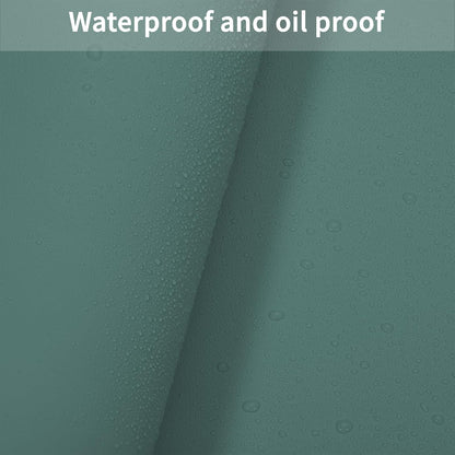 Leather Table Cover,1.8mm Thick,36x60 Inch Table Protector,Table Protector for Dining Room Table,Dining Table Cover,Table Cover Protector,Table Pad,(Aqua Blue+Gray,36x60)